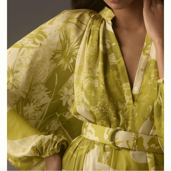 Chic Lime Green Maxi Dress - Picture 5 of 16